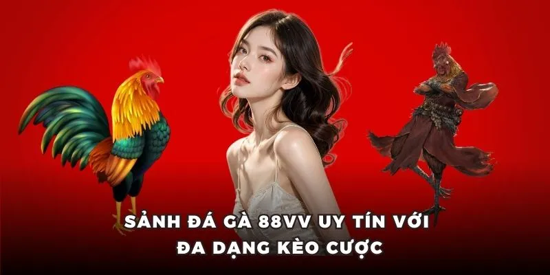Sảnh đá gà 88VV hấp dẫn, thu hút đông đảo thành viên tham gia.